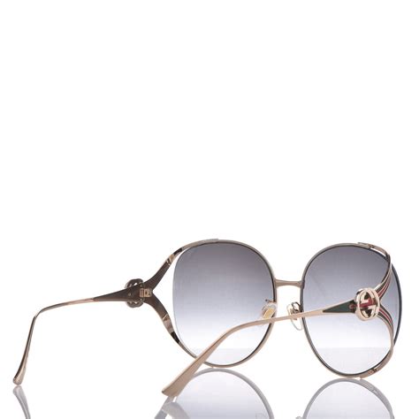 gucci large frame sunglasses